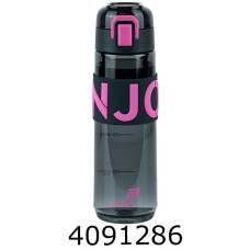 Пляшечка для води 680 мл, чорно-рожева KITE K25-1233-3