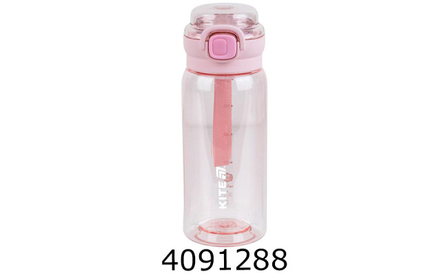 Пляшечка для води 500 мл, рожева KITE K26-1316-2