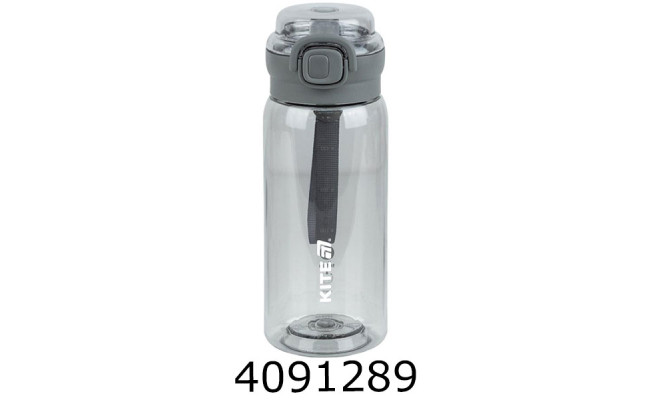 Пляшечка для води 500 мл, сіра KITE K26-1316-3
