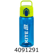 Пляшечка для води 600 мл, синьо-зелена KITE K26-1314-1