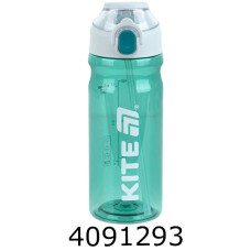 Пляшечка для води 630 мл, зелено-сіра KITE K26-1315-1