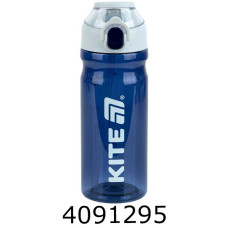 Пляшечка для води 630 мл, синьо-сіра KITE K26-1315-3