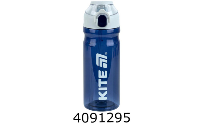 Пляшечка для води 630 мл, синьо-сіра KITE K26-1315-3