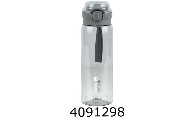 Пляшечка для води 750 мл, сіра KITE K26-1317-3