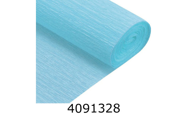 Папір гофр. __% блакитний 50*2.5м (120)