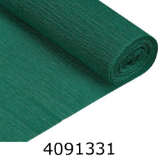 Папір гофр. __% темно зелений 50*2.5м (120)