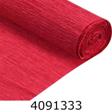 Папір гофр. __% червоний 50*2.5м (120)