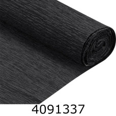 Папір гофр. __% чорний 50*2.5м (120)