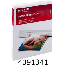 Плівка для ламін. Axent 100мкм А5 100шт 154*216мм (10) 2080-A