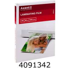 Плівка для ламін. Axent 80мкм А5 100шт 154*216мм (10) 2050-A Плівка для ламін. Axent 80мкм А5 100шт 154*216мм (10) 2050-A