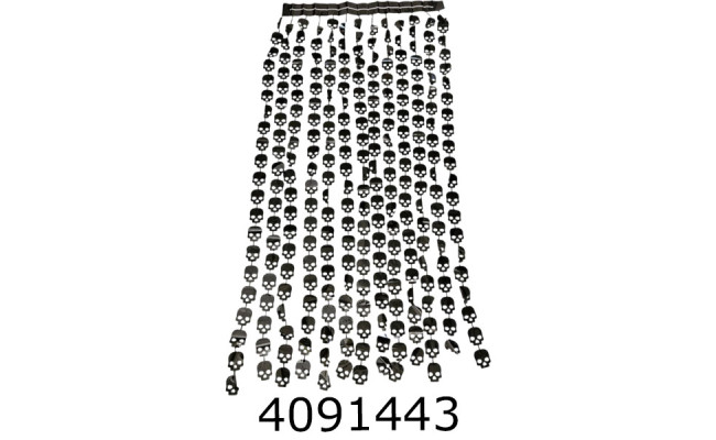 Хелловін. Штора чорна 100*200 см MA27-096