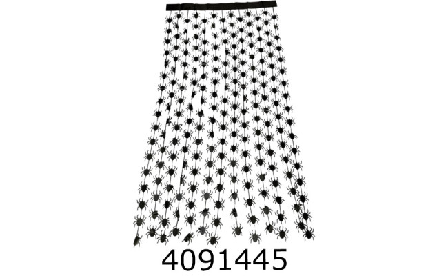 Хелловін. Штора чорна 100*200 см MA27-099
