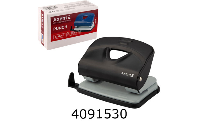 Діркопробивач Axent Exakt-2 до 20 арк. метал. чорний 3920-01-A