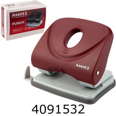Діркопробивач Axent Welle-2 до 30 арк. з пласт. верхом, червоний(6) 3830-06-A