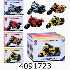 Конструктор в коробці Мотоцикл 229-258дет. 4 види 29*21*19см (48) 47003