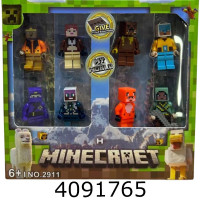 Герої Minecraft 8 видів на листі 17*16*2см (96/192) 2911-3 Герої Minecraft 8 видів на листі 17*16*2см (96/192) 2911-3