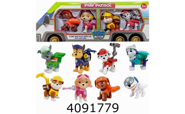 Герої Paw Patrol в коробці 2 види 41*10*15см (18/36) 9957