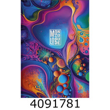 Канц. книга 80 арк. кл. Школярик крем. блок 70г/м2, картон, мат. ламінація, Student (12) A4-IC-080-7041K