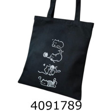 Сумка шопер Котик з нитками 34*40см 805-1