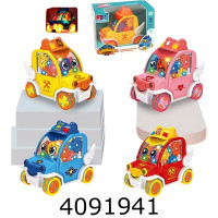 Муз. Машина в коробці на батар. 4 кольори 19*11*14см (48/96) 88001A