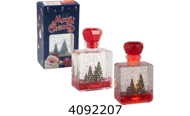 Пляшка новорічна 12*5см в коробці (8) 4-598