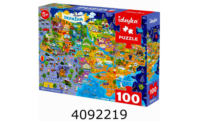 Пазли 100 ел. Ideyka 