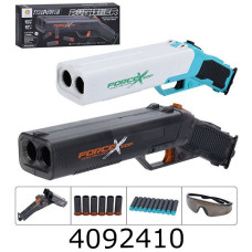 Рушниця поролон. набої в коробці + окуляри 2 кольори 42*17*8см (18) M671-1
