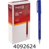 Ручка гелева Axent DG 2042 0,7мм синя (12) DG2042-02