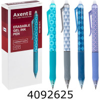Ручка пише-стирає авт. Axent Correct Click, синя 0,5 мм (12/144) AG1128-02-A