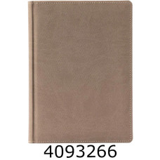 Щоденник А5 недат. Brisk Twill 168 арк. шт. шкіра, лінія, лате (10) ЗВ-43