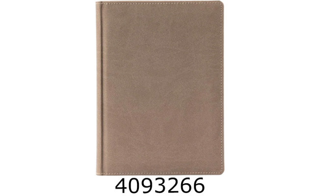 Щоденник А5 недат. Brisk Twill 168 арк. шт. шкіра, лінія, лате (10) ЗВ-43