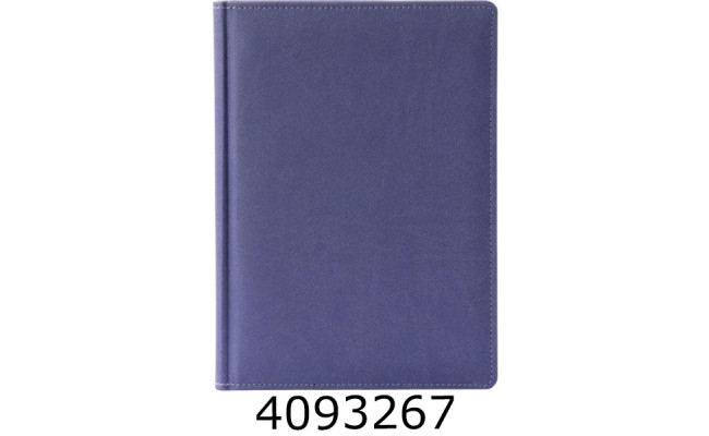 Щоденник А5 недат. Brisk Twill 168 арк. шт. шкіра, лінія, бузковий (10) ЗВ-43