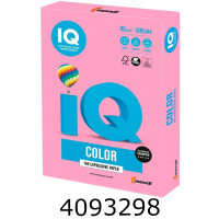 Папір кольор. А4 80г/м2 500 арк. пастель IQ PI25 рожевий PI25